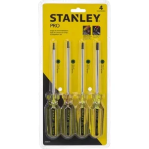 JUEGO DESTORNILLADORES PRO PUNTA TORX 4 PIEZAS – STANLEY – STHT69173