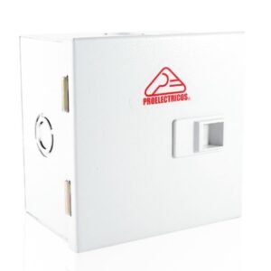 CAJA DE PASO 20X20X10 CM CON CHAPA - PROELECTRICOS 1211E00180