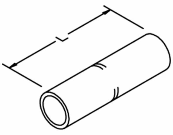 CONECTOR CILÍNDRICO ESTAÑADO 6AWG - 3M 80610032973