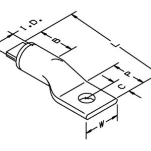 TERMINAL ESTAÑADA 4AWG - 3M 80610033245