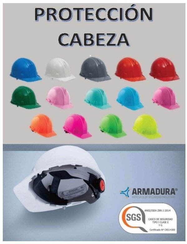 Catálogo 2024 Armaduras Protección de Cabeza