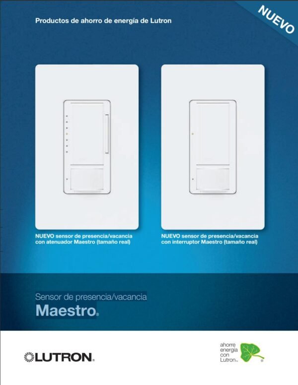 Catálogo 2010 Lutron Sensor de Presencia/Vacancia Maestro