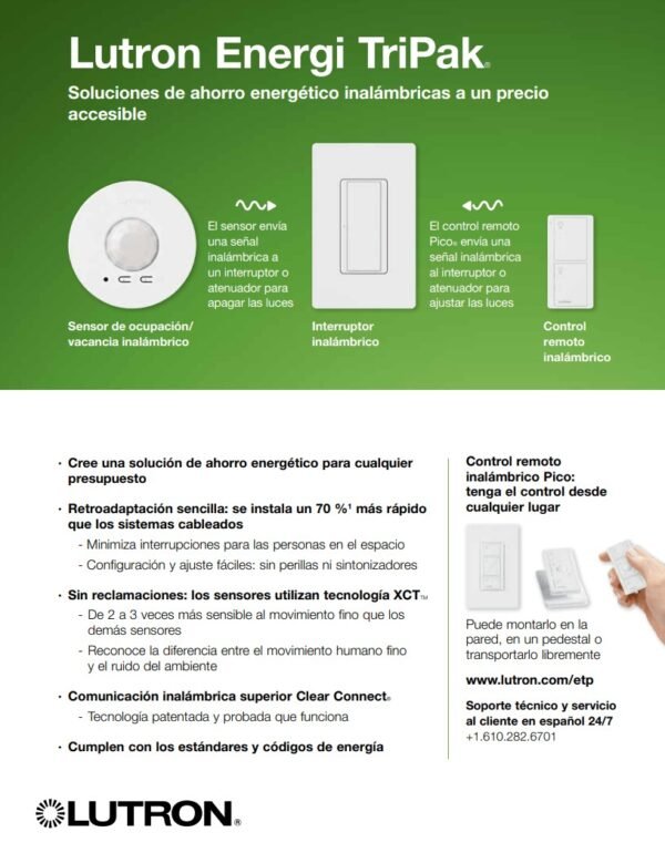Catálogo 2014 Lutron Energy Tripak