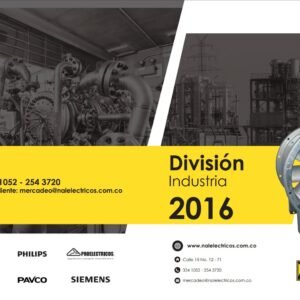 Catálogo 2016 Nacional de Eléctricos Divisón Industrial