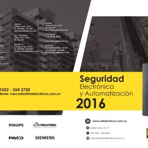 Catálogo 2016 Nacional de Eléctricos Seguridad Electrónica y Automatización
