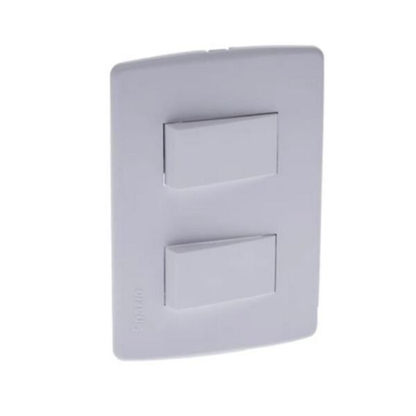 INTERRUPTOR DOBLE 10A/127V SPAZIO BLANCO - CILES - PT144361B