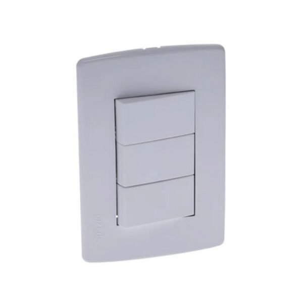 INTERRUPTOR TRIPLE 10A/127V SPAZIO BLANCO - CILES - PT144362B