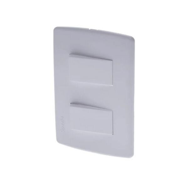 INTERRUPTOR DOBLE CONMUTADO 10A/127V SPAZIO BLANCO - CILES - PT144364B