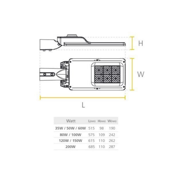 BOMBILLO LED STREET ZD229 35-80W NW 7P - P29453-36 - SYLVANIA - Imagen 2