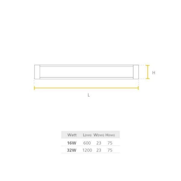 LED LINEAL ECO 32W - P26774-19 - SYLVANIA - Imagen 2