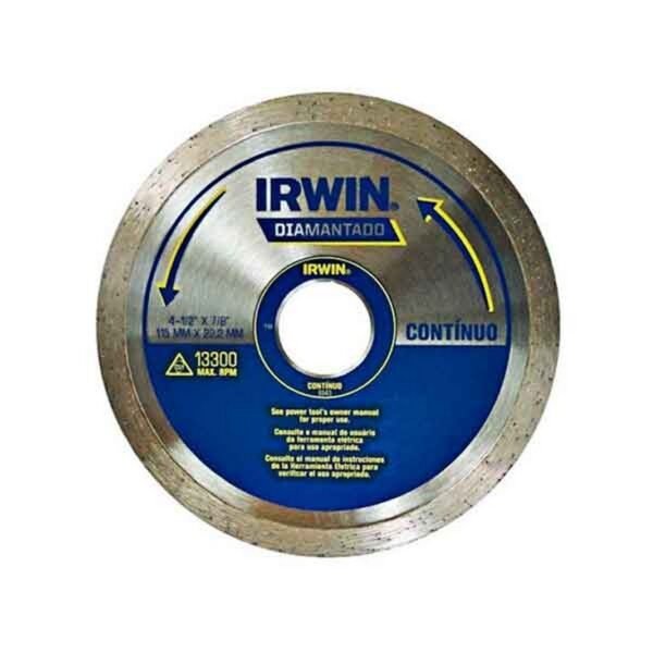 DISCO CONCR 4.1/2'' DIAMANTADO CONTINUO IRWIN