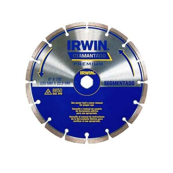 DISCO CONCR 9'' DIAMANTADO SEGMENTADO IRWIN