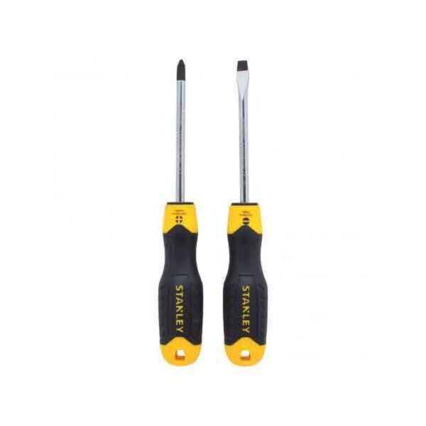 DESTORNILLADOR PALA+ESTRELLA SUAVE JGO 2UND 10CM STANLEY ▒