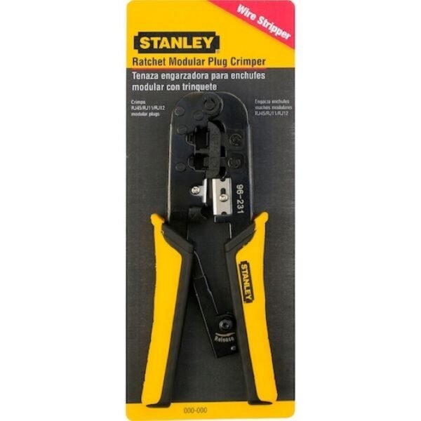 PONCHADORA RJ45- RJ12- CORTADORA 3 EN 1 – STANLEY – 96-225 - Imagen 2