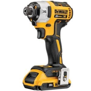 ATORNILLADOR DE IMPACTO INALAMPARA20V MAX HEX 1/4" BRUCHLESS+2 BAT 2AH DEWALT