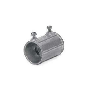 UNIÓN EMT EN ACERO PARA CONECTAR DOS TRAMOS DE TUBERÍA EMT (ELECTRICAL METALLIC TUBING) HECHA EN ZINC DE 3/4" - AMERICAN STEEL