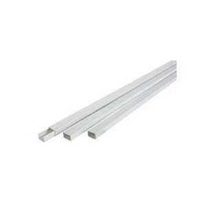 CANALETA PLASTICA 2 METROS 40 MM X 12 MM BORDE CURVO CON ADHESIVO Y DIVISION - DEXSON DXN10471