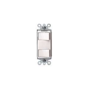 INTERRUPTOR DOBLE DECORA PUENTEADO LEVITON - LEVITON