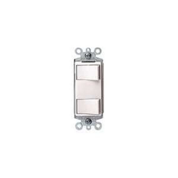 INTERRUPTOR DOBLE DECORA PUENTEADO LEVITON - LEVITON