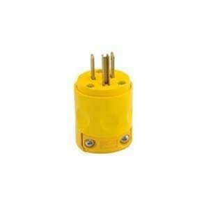 CLAVIJA CON POLO A TIERRA A 15 AMPERIOS 125 VOLTIOS - 515PV LEVITON - LEVITON 515-PV