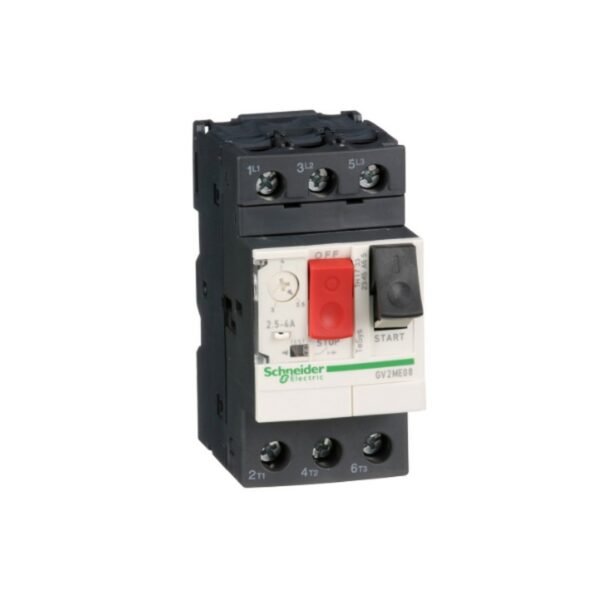 Guardamotor Termomagnético TeSys GV2 AC - 3 2.5 - 4A 100kA 3P3D - SCHNEIDER GV2ME08