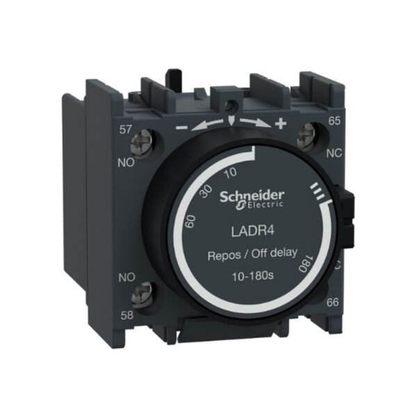 Bloque de Contacto Auxiliar TeSys D 1NA + 1NC Terminales de Abrazadera de Tornillo - SCHNEIDER LADR4