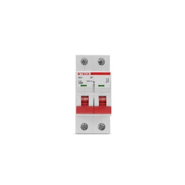 MINI INTERRUPTOR TERMOMAGNETICO DE 2X40A 10kA - SDZD61C10 - STECK