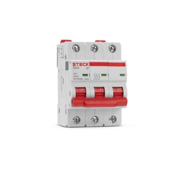 MINI INTERRUPTOR TERMOMAGNETICO DE 3X40A 10kA - SDA62C40 - STECK - Imagen 2