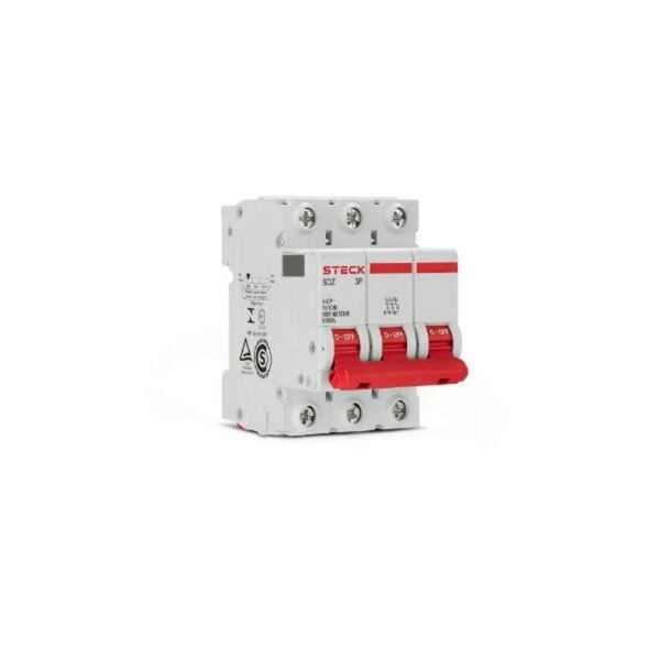 MINI INTERRUPTOR TERMOMAGNETICO DE 3X32A 6kA - SDZD63C32 - STECK - Imagen 2