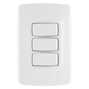 INTERRUPTOR ARQUEA TRIPLE BL - LEGRAND AQ-111B