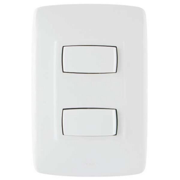 INTERRUPTOR ARQUEA CONMUTABLE DOBLE BL - LEGRAND AQ-202B