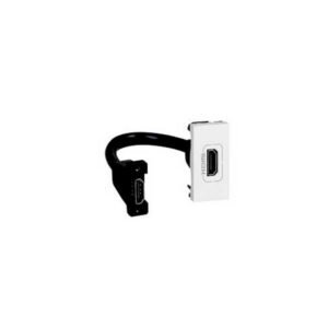 SALIDA ARTEOR HDMI CUADRADO 1M PRE-CABLEADA BL- LEGRAND 572096
