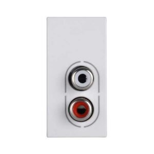 SALIDA ARTEOR RCA AUD CUADRADO 1M BL- LEGRAND 572272
