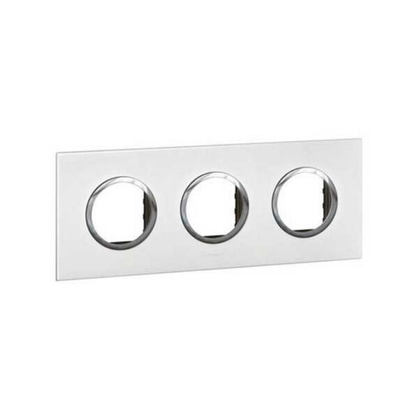 PLACA ARTEOR 3X2 REDONDO 3V BL- LEGRAND 575520