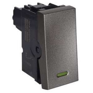 INTERRUPTOR ARTEOR CUADRADO CONMUTABLE 1 MODULO - LEGRAND GRL-IND 582602
