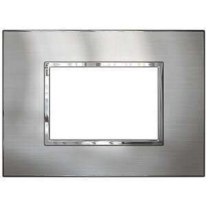 PLACA ARTEOR 4X2 COBREADRADO 1V 3 MODULOS - LEGRAND GRL-IND 583769