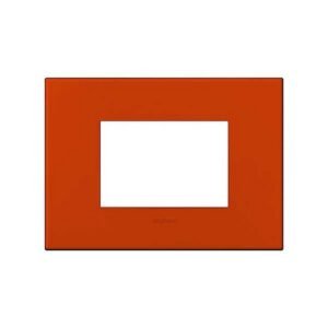 PLACA ARTEOR 4X2 CUADRADO 1V 3M NARANJA- LEGRAND 583776