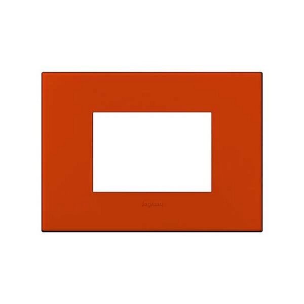 PLACA ARTEOR 4X2 CUADRADO 1V 3M NARANJA- LEGRAND 583776