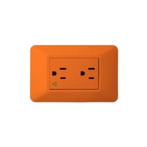 TOMA ELIT DOBLE C.P T.AISL NARANJA - LEGRAND 684038