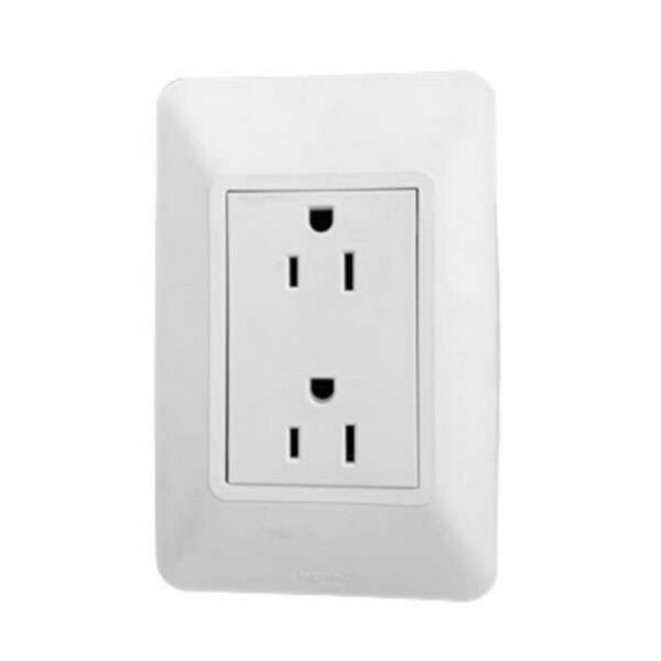 TOMA ELIT DOBLE C.P TR-KIDS BLANCO - LEGRAND 684032
