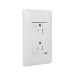 TOMACORRIENTE DÚPLEX CON PROTECCION AUMENTADA TR FUTURA - LEGRAND