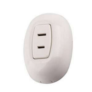 TOMACORRIENTE TIPO AMERICANO SENCILLO 2P, 15A, 127V GLADIA - LEGRAND GRL-IND GS-030M