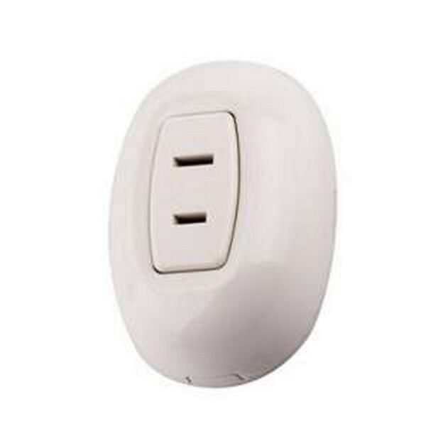 TOMACORRIENTE TIPO AMERICANO SENCILLO 2P, 15A, 127V GLADIA - LEGRAND GRL-IND GS-030M