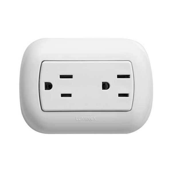TOMA GLADIA SOBREPONER DOBLE CP 15A BL- LEGRAND GS-303BG