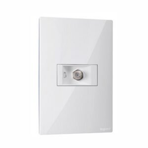 TOMA CLICKME COAX TV BLANCO - LEGRAND 687652