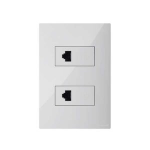 TOMA CLICKME RJ45 C6 DOBLE BL- LEGRAND 687659