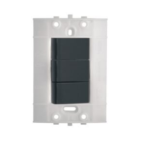 Interruptor Triple Decor 10 A 250 V Grafito - SCHNEIDER PRMS043193