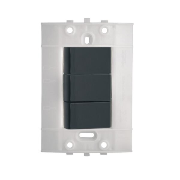 Interruptor Triple Decor 10 A 250 V Grafito - SCHNEIDER PRMS043193