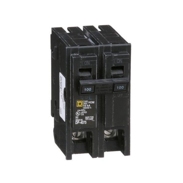 BREAKER ENCHUFABLE SQD 2PX100A HOME - SCHNEIDER HOM2100