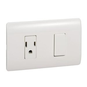 INTERRUPTOR GENESIS SENCILLO + TOMA P BLANCO - SCHNEIDER MWD130237517